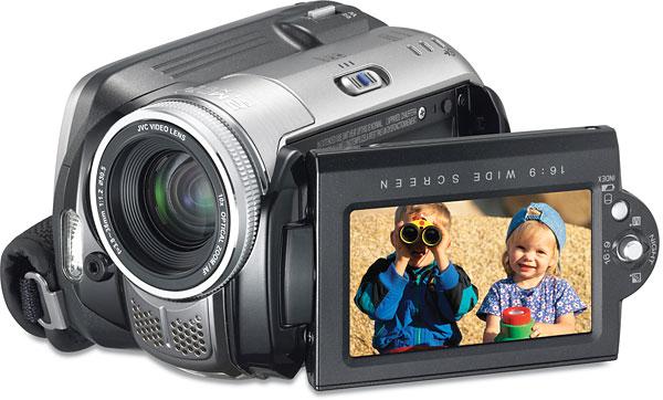 Camera Video Digitala JVC cu Hard Disc si 2,2 Mega Pixeli - Pret | Preturi Camera Video Digitala JVC cu Hard Disc si 2,2 Mega Pixeli
