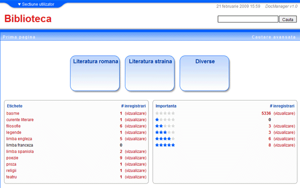 DocManager1.0 - Aplicatie pentru administrarea si clasificarea documentelor - Pret | Preturi DocManager1.0 - Aplicatie pentru administrarea si clasificarea documentelor