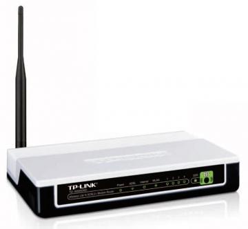 Router Wireless 4 Porturi ADSL2+ 150Mbps, Broadcom+Atheros Chipset, 1 antena detasabila, TP-LINK (TD-W8950ND) - Pret | Preturi Router Wireless 4 Porturi ADSL2+ 150Mbps, Broadcom+Atheros Chipset, 1 antena detasabila, TP-LINK (TD-W8950ND)