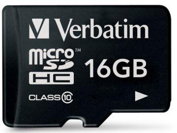 MicroSD 16GB clasa 10, citire 10MB, scriere 10MB, VERBATIM (44010) - Pret | Preturi MicroSD 16GB clasa 10, citire 10MB, scriere 10MB, VERBATIM (44010)