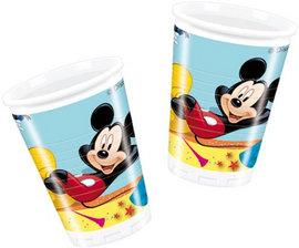 10 pahare plastic 200ml MICKEY CARNIVAL - Pret | Preturi 10 pahare plastic 200ml MICKEY CARNIVAL