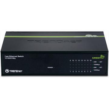 Switch Trendnet TE100-S16Eg 16 port - Pret | Preturi Switch Trendnet TE100-S16Eg 16 port