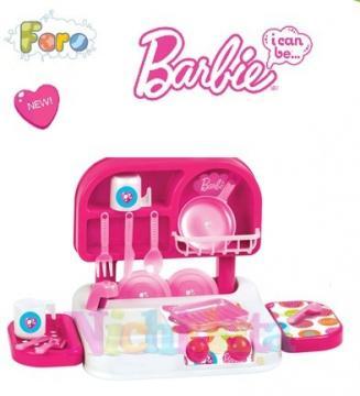 Bucatarie cu accesorii Barbie - Pret | Preturi Bucatarie cu accesorii Barbie