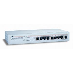 Switch Allied 8 port 10/100Mbps Metalic AT-FS708-50 - Pret | Preturi Switch Allied 8 port 10/100Mbps Metalic AT-FS708-50