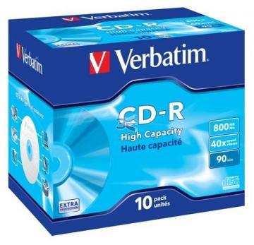 Verbatim CD-R 40X 800MB, Bulk 10 x - Pret | Preturi Verbatim CD-R 40X 800MB, Bulk 10 x