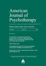 American Journal of Psychotherapy nr. 4/2008 - Pret | Preturi American Journal of Psychotherapy nr. 4/2008