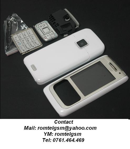 Carcasa Nokia E65 WHITE ( ALBA ) ORIGINALA COMPLETA SIGILATA - Pret | Preturi Carcasa Nokia E65 WHITE ( ALBA ) ORIGINALA COMPLETA SIGILATA
