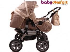 Carucior copii Happy Kids Mocca - Pret | Preturi Carucior copii Happy Kids Mocca