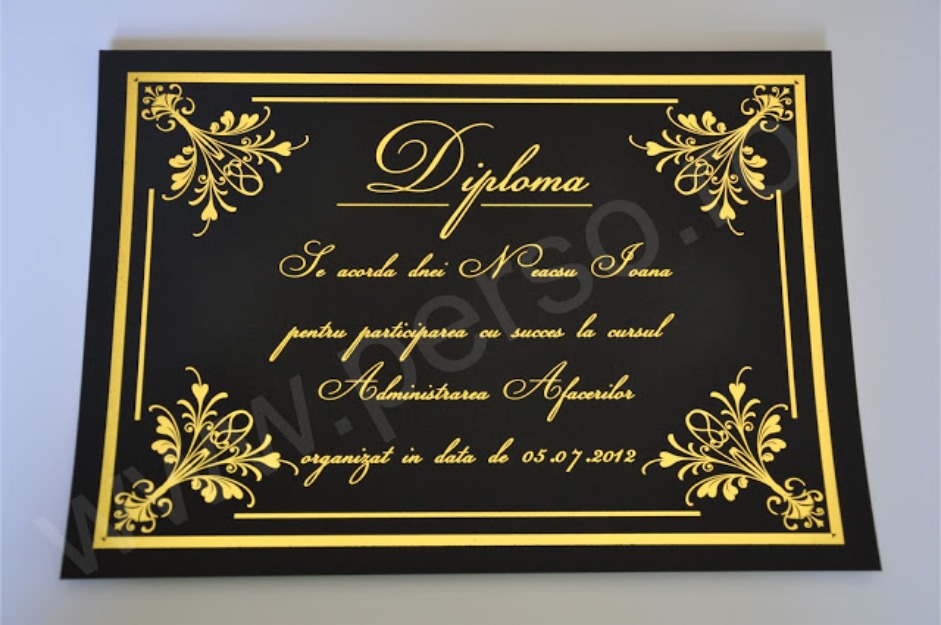 Diplome imprimate cu folio,diplome speciale - Pret | Preturi Diplome imprimate cu folio,diplome speciale