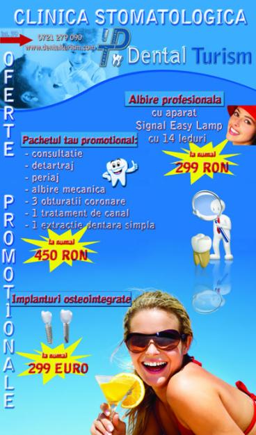 OFERTA PROMOTIONALA STOMATOLOGICA - Pret | Preturi OFERTA PROMOTIONALA STOMATOLOGICA