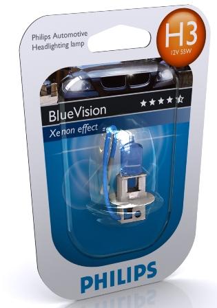 Bec Auto Far Philips H3 BlueVision - Pret | Preturi Bec Auto Far Philips H3 BlueVision