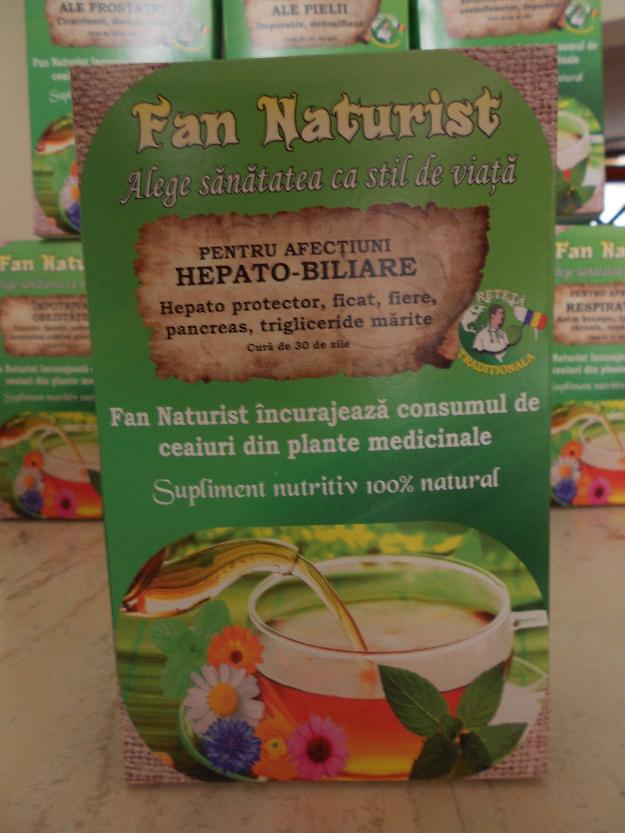 Ceai medicinal Hepato-Biliar Fan Naturist - Pret | Preturi Ceai medicinal Hepato-Biliar Fan Naturist