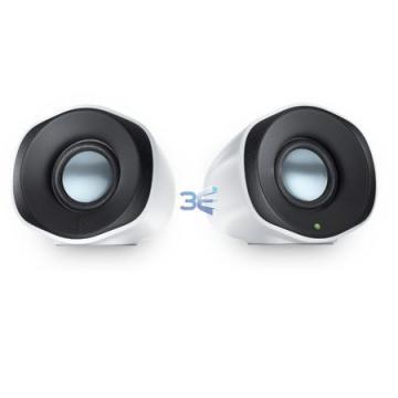 Logitech Stereo Speakers Z110, Albe - Pret | Preturi Logitech Stereo Speakers Z110, Albe