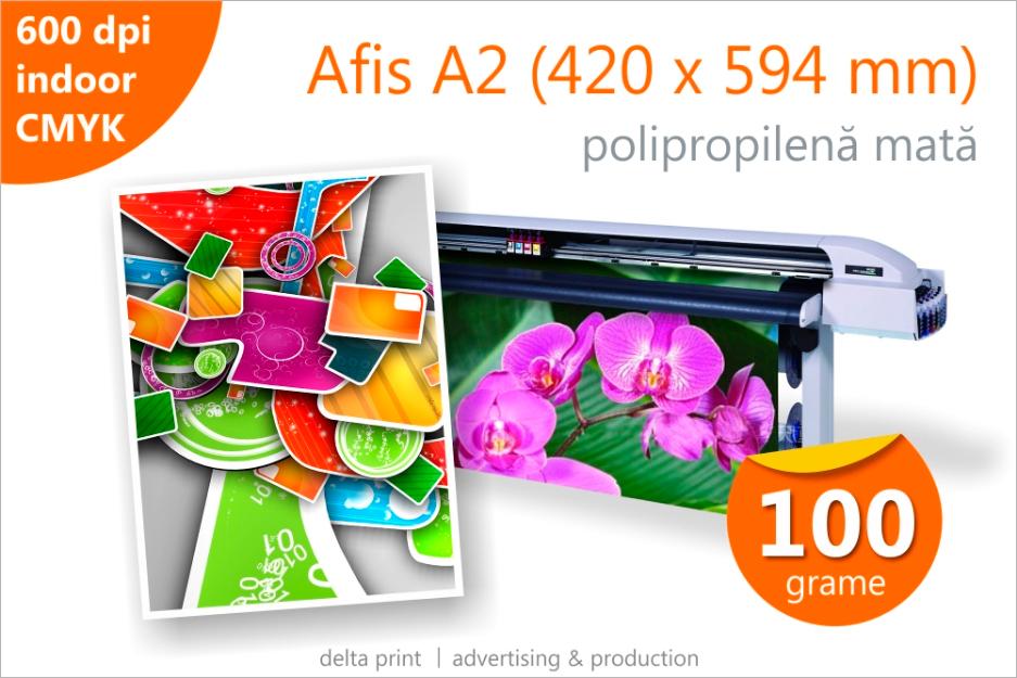 Afis A2 - 7 lei Print indoor pe polipropilena mata 100g - Pret | Preturi Afis A2 - 7 lei Print indoor pe polipropilena mata 100g