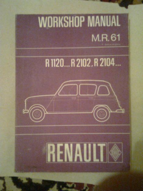 manual renault  4 r4 r 4 - Pret | Preturi manual renault  4 r4 r 4