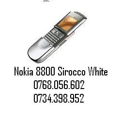 Vand Nokia Arte Sapphire Sirocco white Carbon Sapphire N97 6700 Chrome E71 :0768.056.602 - Pret | Preturi Vand Nokia Arte Sapphire Sirocco white Carbon Sapphire N97 6700 Chrome E71 :0768.056.602