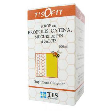 Sirop propolis si catina Tisofit - Pret | Preturi Sirop propolis si catina Tisofit