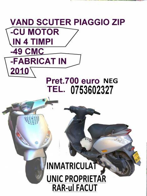 Vand piaggio zip 4t - Pret | Preturi Vand piaggio zip 4t