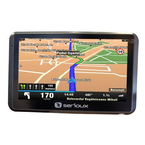 Serioux UrbanPilot Q550T2, ecran 5 inch GPS cu setari pt. camion TIR autocar turism - Pret | Preturi Serioux UrbanPilot Q550T2, ecran 5 inch GPS cu setari pt. camion TIR autocar turism