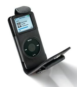 MCA - Husa lux de piele neagra pt. iPod nano 2G - Pret | Preturi MCA - Husa lux de piele neagra pt. iPod nano 2G