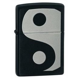 Bricheta Zippo Yin &amp; Yang Black Matte - Pret | Preturi Bricheta Zippo Yin &amp; Yang Black Matte