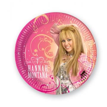 Farfurii party unica folosinta 23 cm Hannah Montana G&S - Pret | Preturi Farfurii party unica folosinta 23 cm Hannah Montana G&S