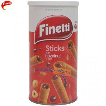 Finetti Sticks cu crema de ciocolata si alune Finetti 150 gr - Pret | Preturi Finetti Sticks cu crema de ciocolata si alune Finetti 150 gr