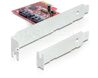 Placa PCI Express la 2 x internal SATA 6 Gb/s, Delock 89270 - Pret | Preturi Placa PCI Express la 2 x internal SATA 6 Gb/s, Delock 89270