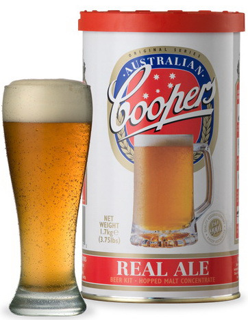 Coopers Real Ale - kit pentru bere de casa - faci 23 de litri de bere super buna! - Pret | Preturi Coopers Real Ale - kit pentru bere de casa - faci 23 de litri de bere super buna!