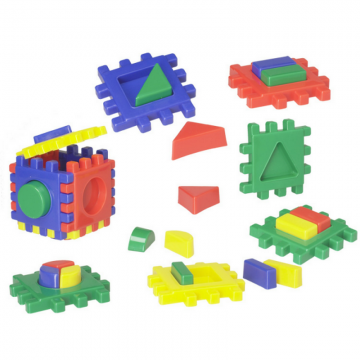 Jucarie educativa Blocuri Multicolore Playshoes - Pret | Preturi Jucarie educativa Blocuri Multicolore Playshoes