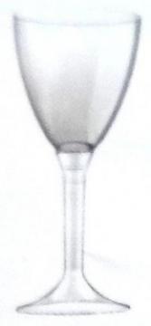 Cupe Pahare pentru apa sau vin din plastic reutilizabile set 6buc - picior TRANSPARENT - Pret | Preturi Cupe Pahare pentru apa sau vin din plastic reutilizabile set 6buc - picior TRANSPARENT