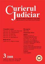 Curierul Judiciar, Nr. 3/2008 - Pret | Preturi Curierul Judiciar, Nr. 3/2008
