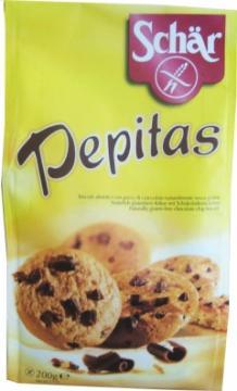 Biscuiti fara gluten Pepitas cu ciocolata - Pret | Preturi Biscuiti fara gluten Pepitas cu ciocolata