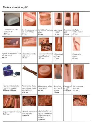 extensii unghii si produse - Pret | Preturi extensii unghii si produse