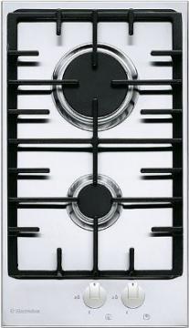 Plite incorporabile - Electrolux EHG30235X Domino Arzatoare gaz Gratare fonta Inox - Pret | Preturi Plite incorporabile - Electrolux EHG30235X Domino Arzatoare gaz Gratare fonta Inox