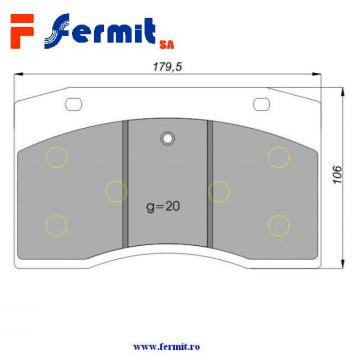 Placute frana fata - Iveco - WVA 29074 - Pret | Preturi Placute frana fata - Iveco - WVA 29074