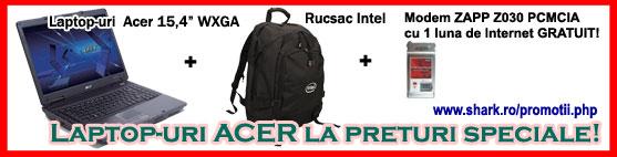 8 modele Laptop-uri ACER 15” + rucsac Intel original + modem Zapp Z030+1 luna Internet gr - Pret | Preturi 8 modele Laptop-uri ACER 15” + rucsac Intel original + modem Zapp Z030+1 luna Internet gr