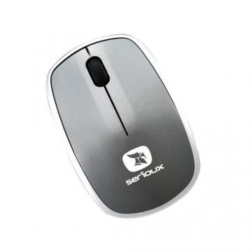 Mouse optic Serioux Desire 455, wireless, 3D, metal grey - Pret | Preturi Mouse optic Serioux Desire 455, wireless, 3D, metal grey