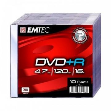 DVD+R 4.7GB Slimcase, 16x, EMTEC - Pret | Preturi DVD+R 4.7GB Slimcase, 16x, EMTEC
