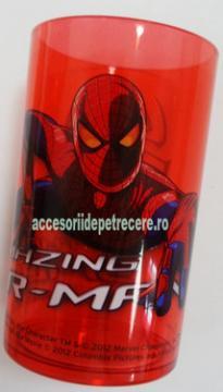 Pahar din plastic 24cl SPIDERMAN - Pret | Preturi Pahar din plastic 24cl SPIDERMAN