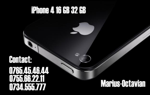 Vanzare iphone 4 neverlocked second 0765.45.46.44 pret 289 eur iphone 4 16gb impecabil ca - Pret | Preturi Vanzare iphone 4 neverlocked second 0765.45.46.44 pret 289 eur iphone 4 16gb impecabil ca