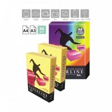 Hartie color pentru copiator si imprimanta, A3, 80g/mp, Paperline - yellow pastel - Pret | Preturi Hartie color pentru copiator si imprimanta, A3, 80g/mp, Paperline - yellow pastel