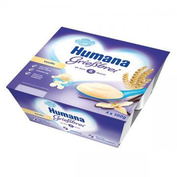 Humana Gris cu Vanilie (de la 8 luni) 4buc *100gr - Pret | Preturi Humana Gris cu Vanilie (de la 8 luni) 4buc *100gr