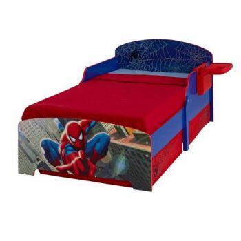Pat Spiderman cu suport si sertare depozitare - Pret | Preturi Pat Spiderman cu suport si sertare depozitare
