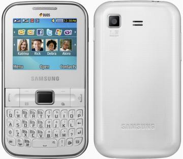 Telefon mobil Samsung C3222 Chat Dual Sim WhiteMemorie interna:50 MB microSD (pana la maxim 8GB) - Pret | Preturi Telefon mobil Samsung C3222 Chat Dual Sim WhiteMemorie interna:50 MB microSD (pana la maxim 8GB)