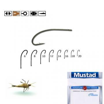 Carlig MUSTAD bronz, forjat, tija lunga curba, pt. musca - Pret | Preturi Carlig MUSTAD bronz, forjat, tija lunga curba, pt. musca