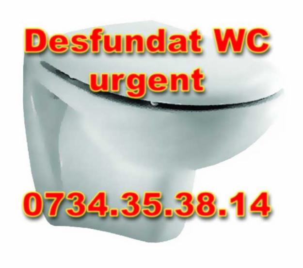 Desfundare wc - Pret | Preturi Desfundare wc