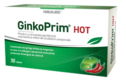 GinkoPrim Hot *30tbl - Pret | Preturi GinkoPrim Hot *30tbl
