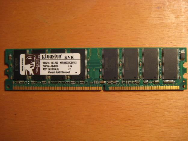 Memorie DDR1 Kingston PC-3200, 512 MB, 400 MHz - Pret | Preturi Memorie DDR1 Kingston PC-3200, 512 MB, 400 MHz