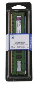 Server Memory Device KINGSTON ValueRAM DDR3 SDRAM ECC (4GB,1600MHz(PC3-12800), KVR16R11D8/4I - Pret | Preturi Server Memory Device KINGSTON ValueRAM DDR3 SDRAM ECC (4GB,1600MHz(PC3-12800), KVR16R11D8/4I